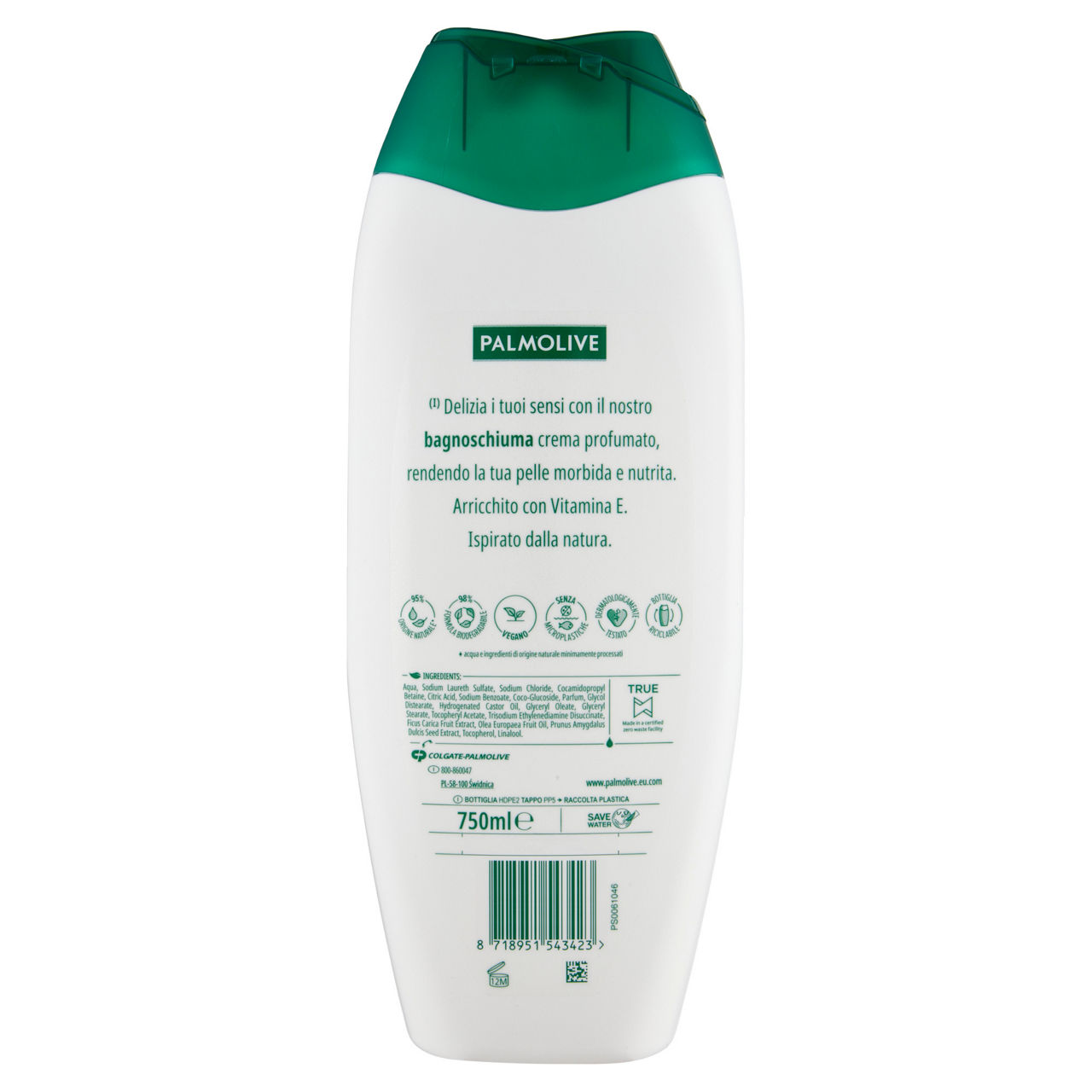 Bagnoschiuma oliva verde e latte 750 ml - Immagine 21