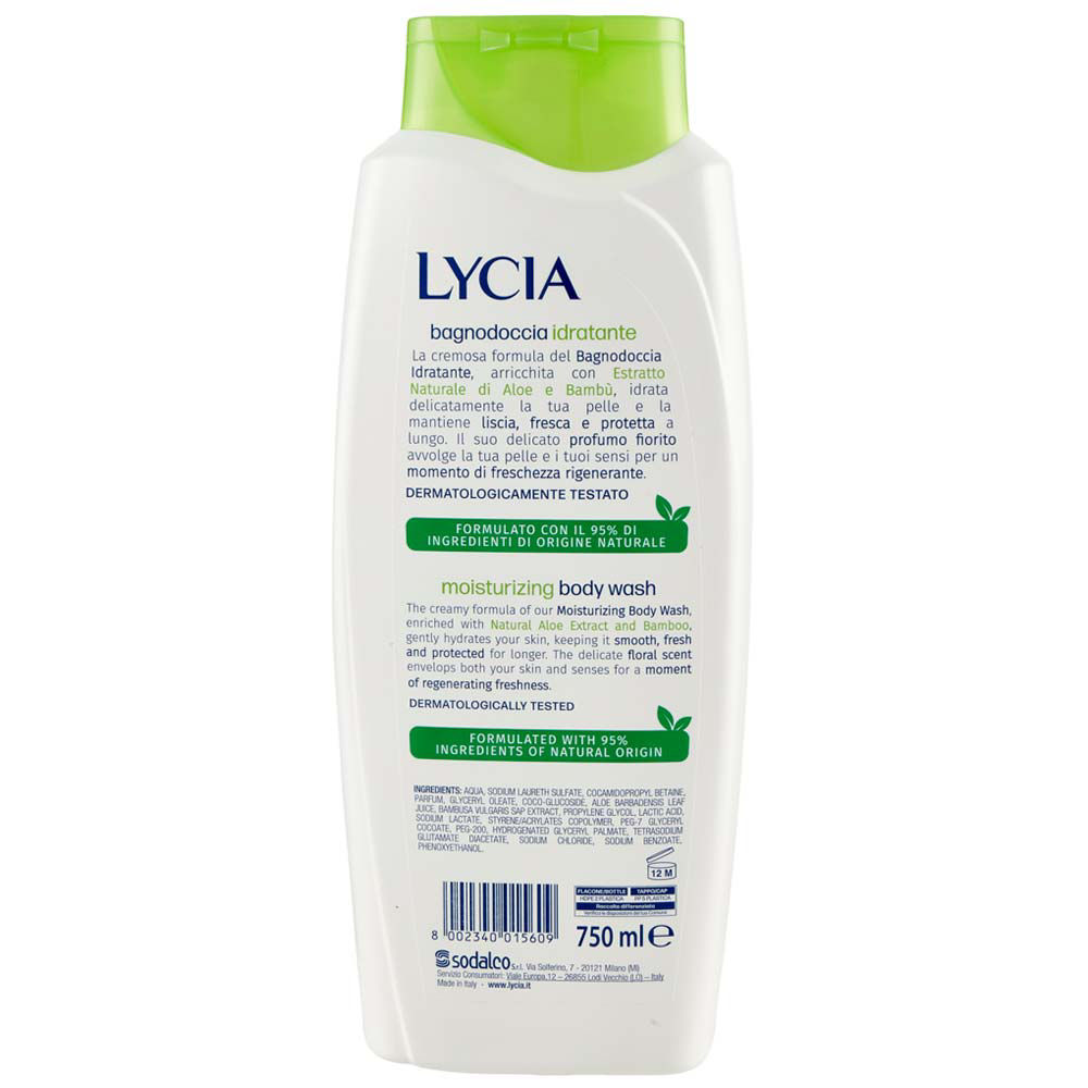 Bagnodoccia idratante aloe vera e bamb&ugrave; 750 ml - Immagine 21
