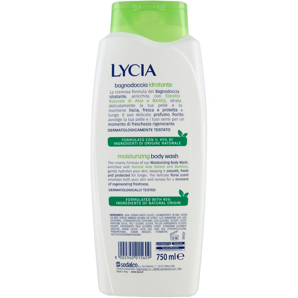 Bagnodoccia idratante aloe vera e bamb&ugrave; 750 ml - Immagine 121