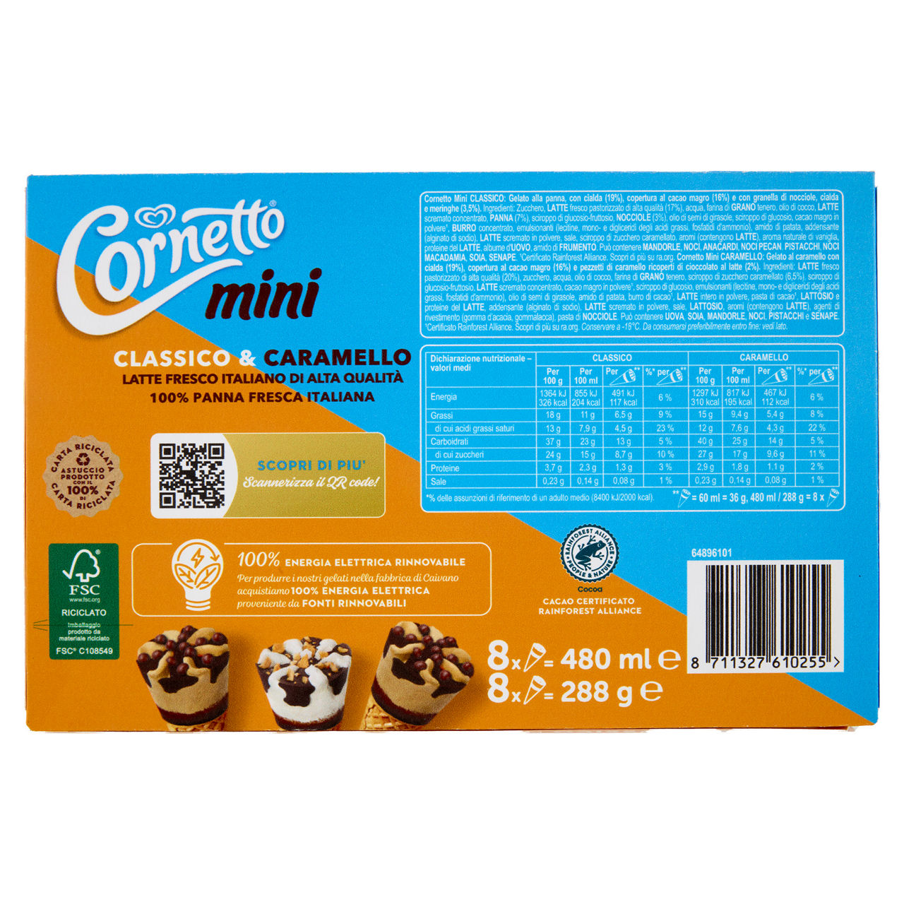 Cono gelato al caramello mini 8 pz 288 gr - Immagine 51