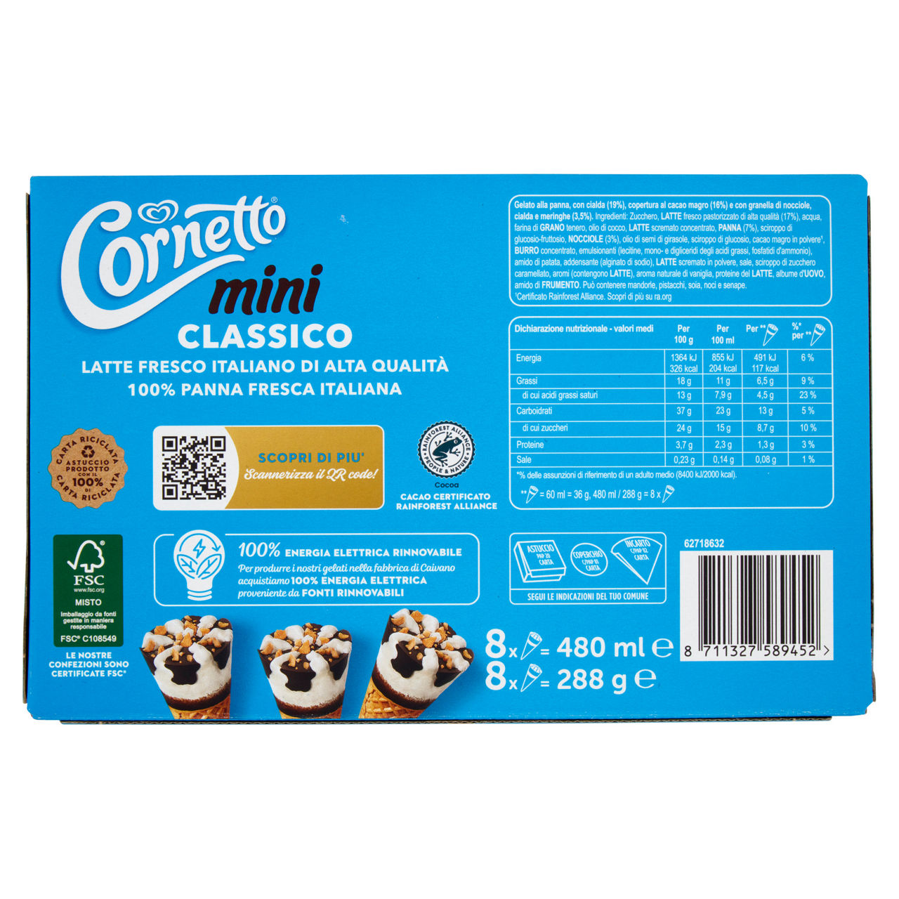 Cono gelato classico mini 8 pz 288 gr - Immagine 51