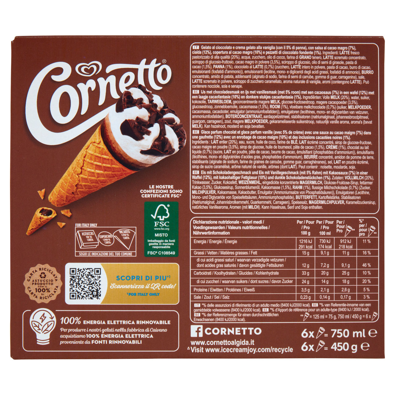 Cono gelato al cioccolato 6 pz 450 gr - Immagine 41