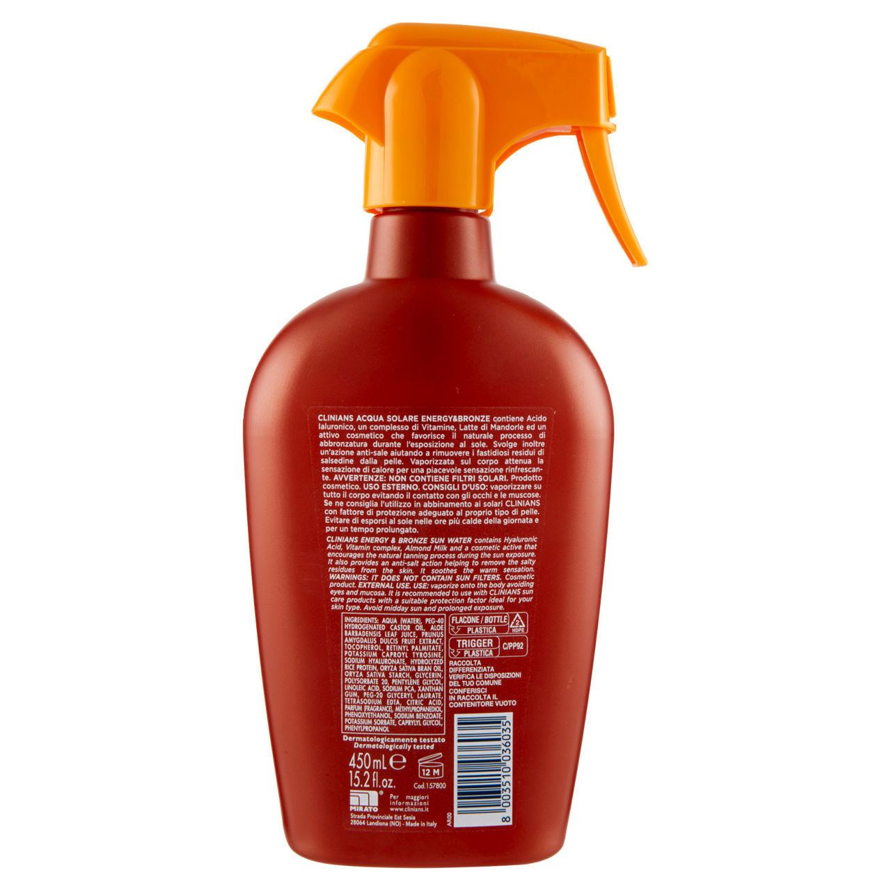 Acqua solare abbronzante Energy & Bronze 450 ml - Immagine 51