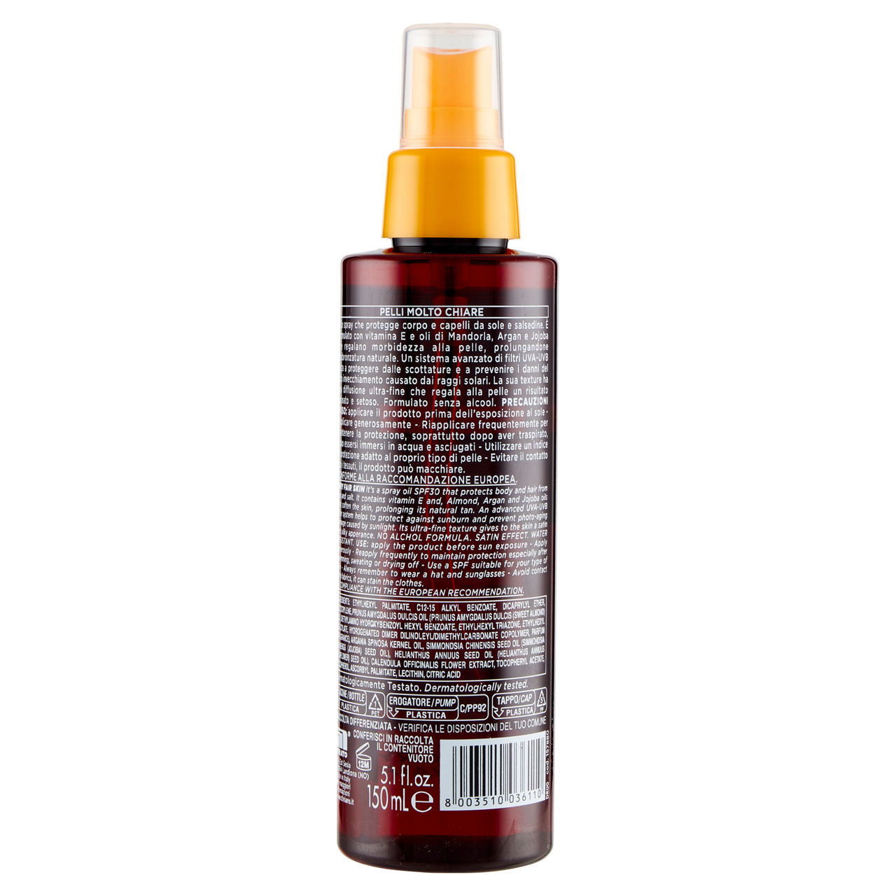 Olio solare secco Corpo&Capelli SPF 30 150 ml - Immagine 11