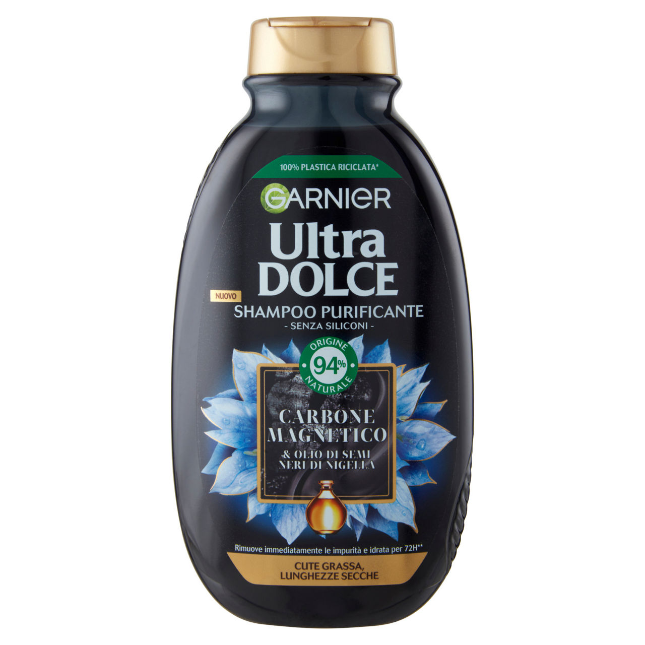 Shampoo purificante al carbone magnetico 250 ml