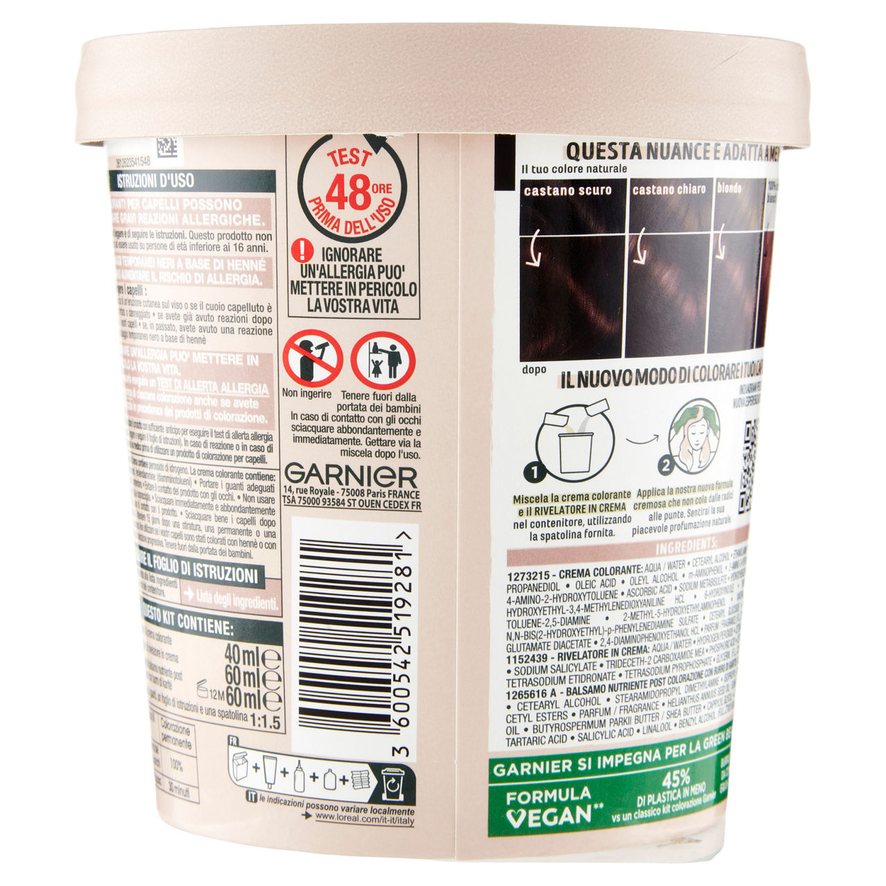 Colorazione permanente garnier good castano freddo nocciola pz.1 - Immagine 11
