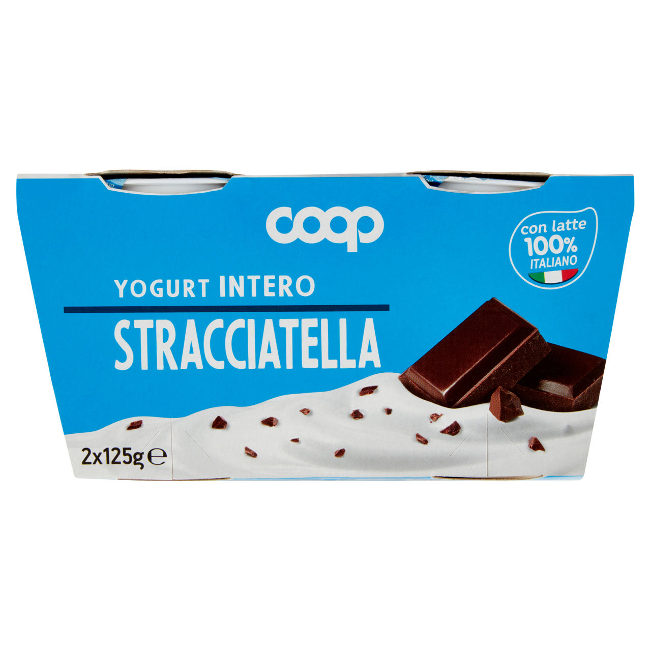 Yogurt intero alla stracciatella 2 pz da 125 gr