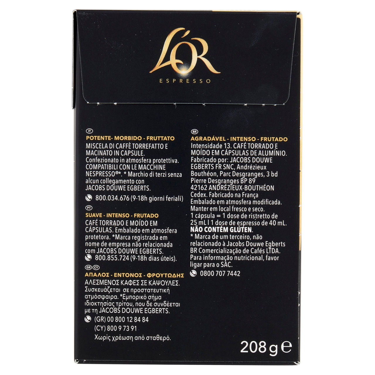 SCATOLA 40 CAPSULE L'OR BARISTA INT 13 G 208 - Immagine 31