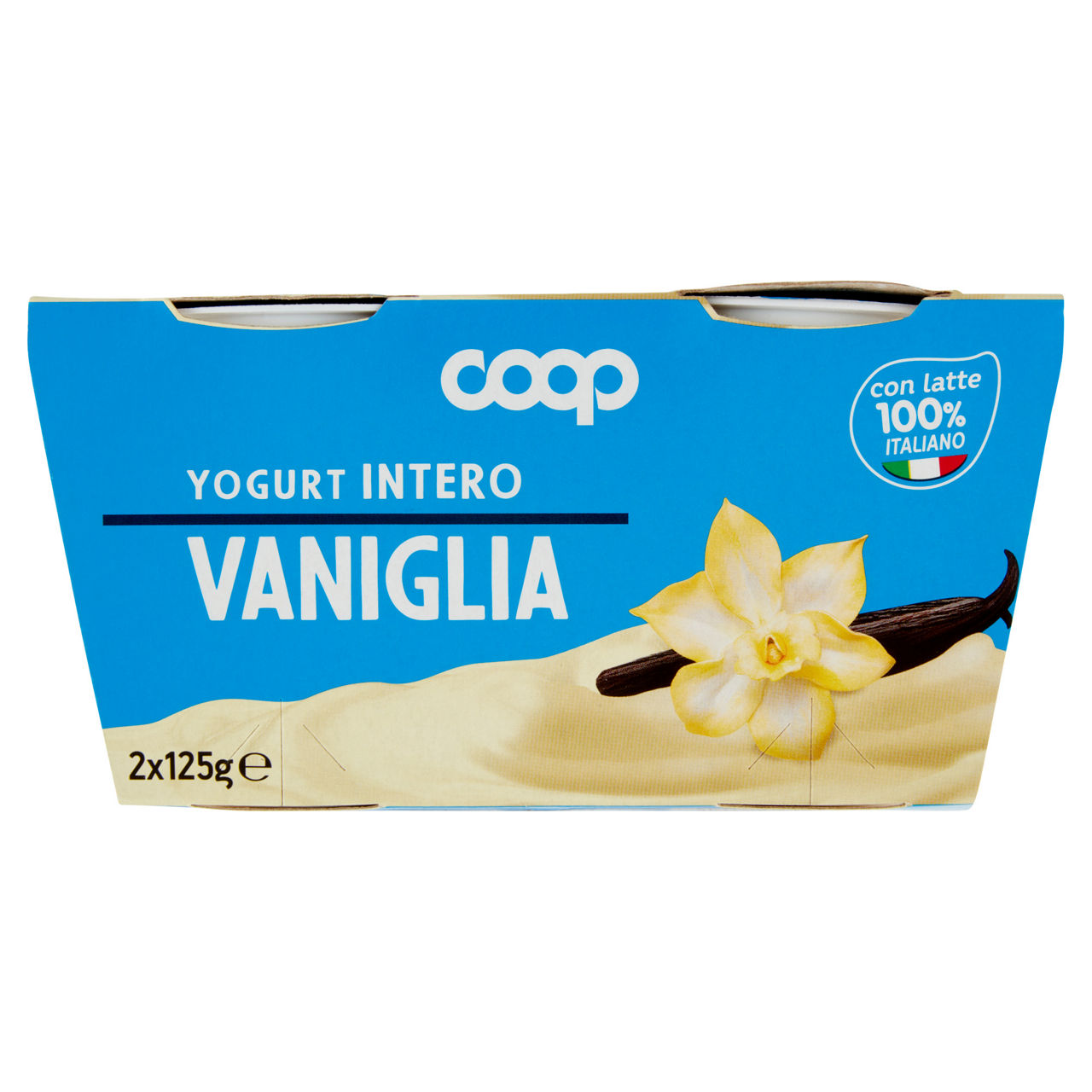 Yogurt intero alla vaniglia 2 pz da 125 gr - Immagine 01