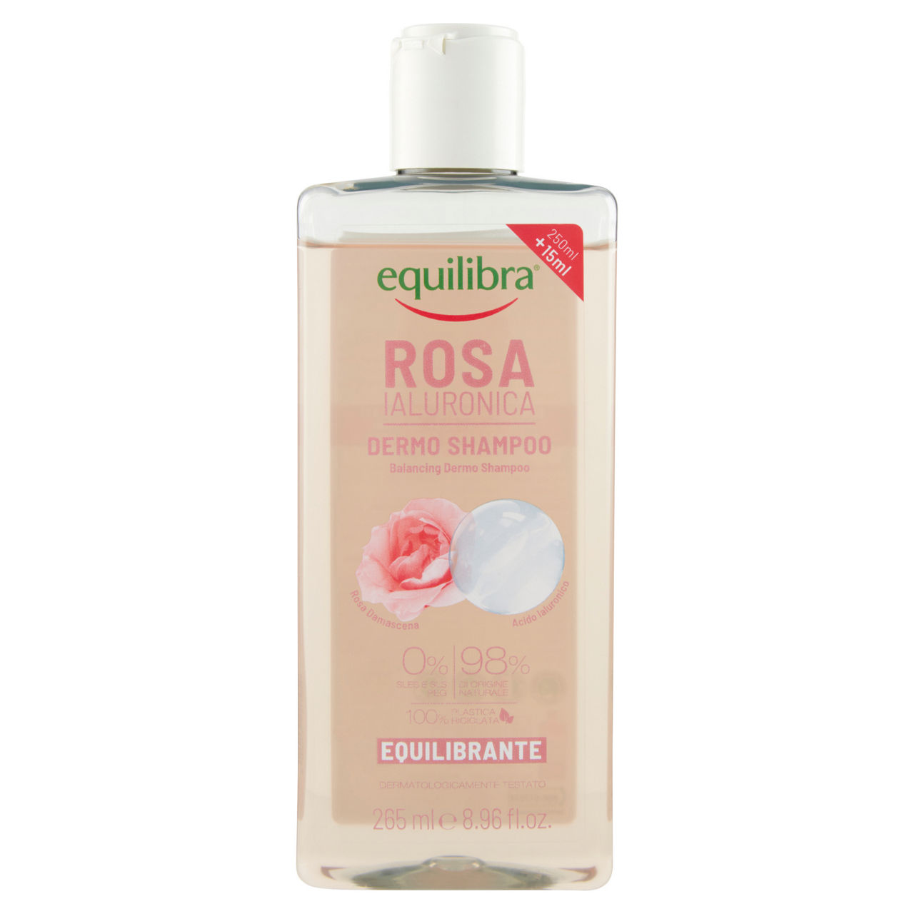 Dermo shampoo equilibrante Rosa Ialuronica ml 265 - Immagine 01