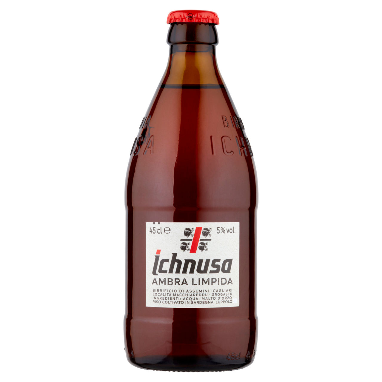 Birra Ichnusa ambra limpida 450 ml
