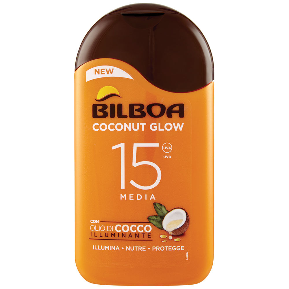 Latte solare coconut glow SPF 15 200 ml - Immagine 01