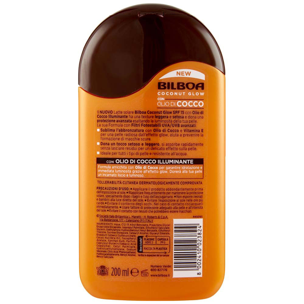 Latte solare coconut glow SPF 15 200 ml - Immagine 21