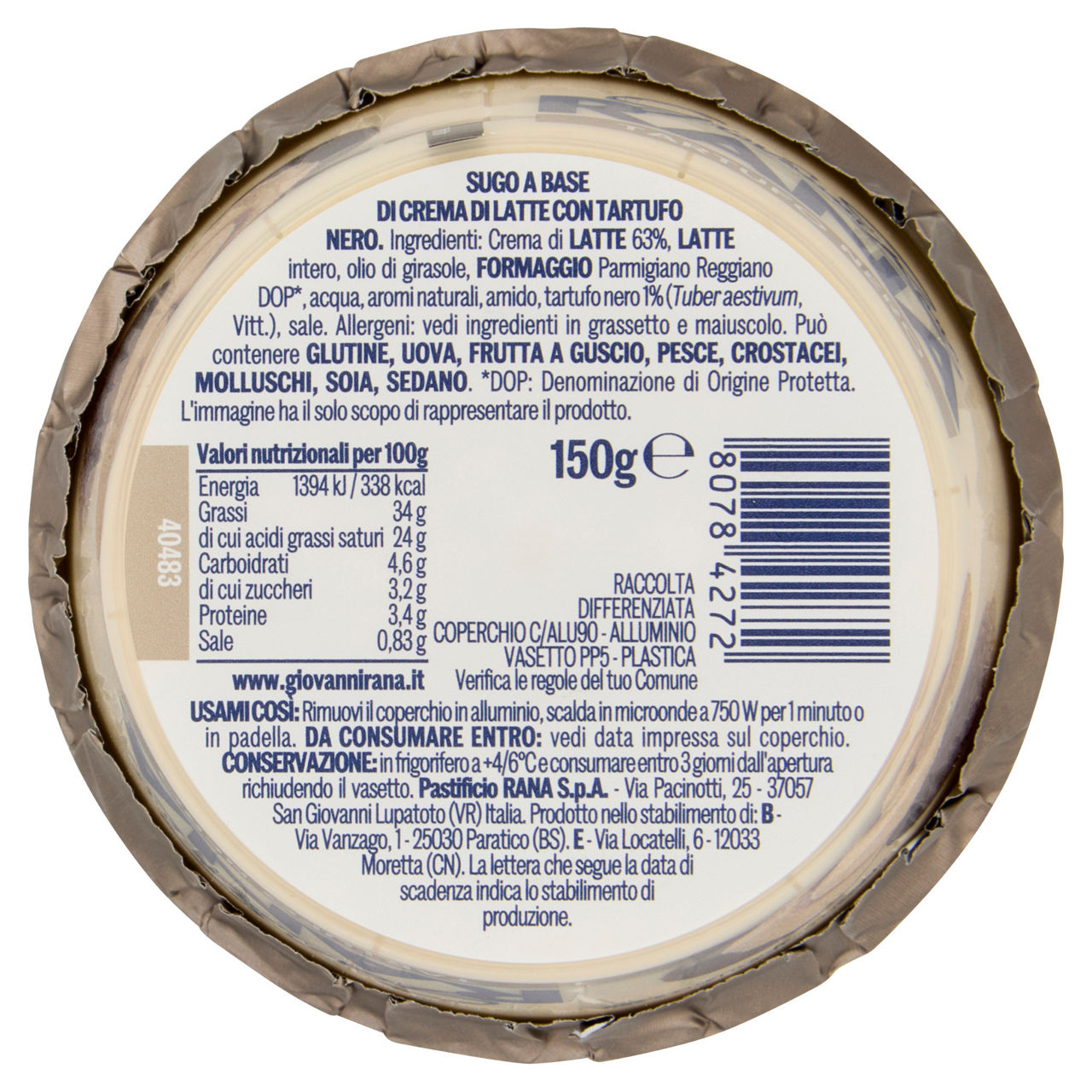 Sugo fresco al tartufo nero 150 gr - Immagine 11