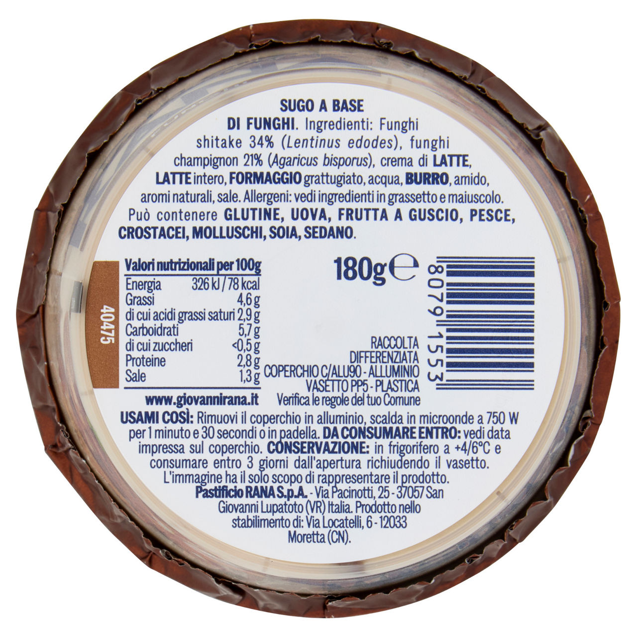 Sugo fresco ai funghi 180 gr - Immagine 41