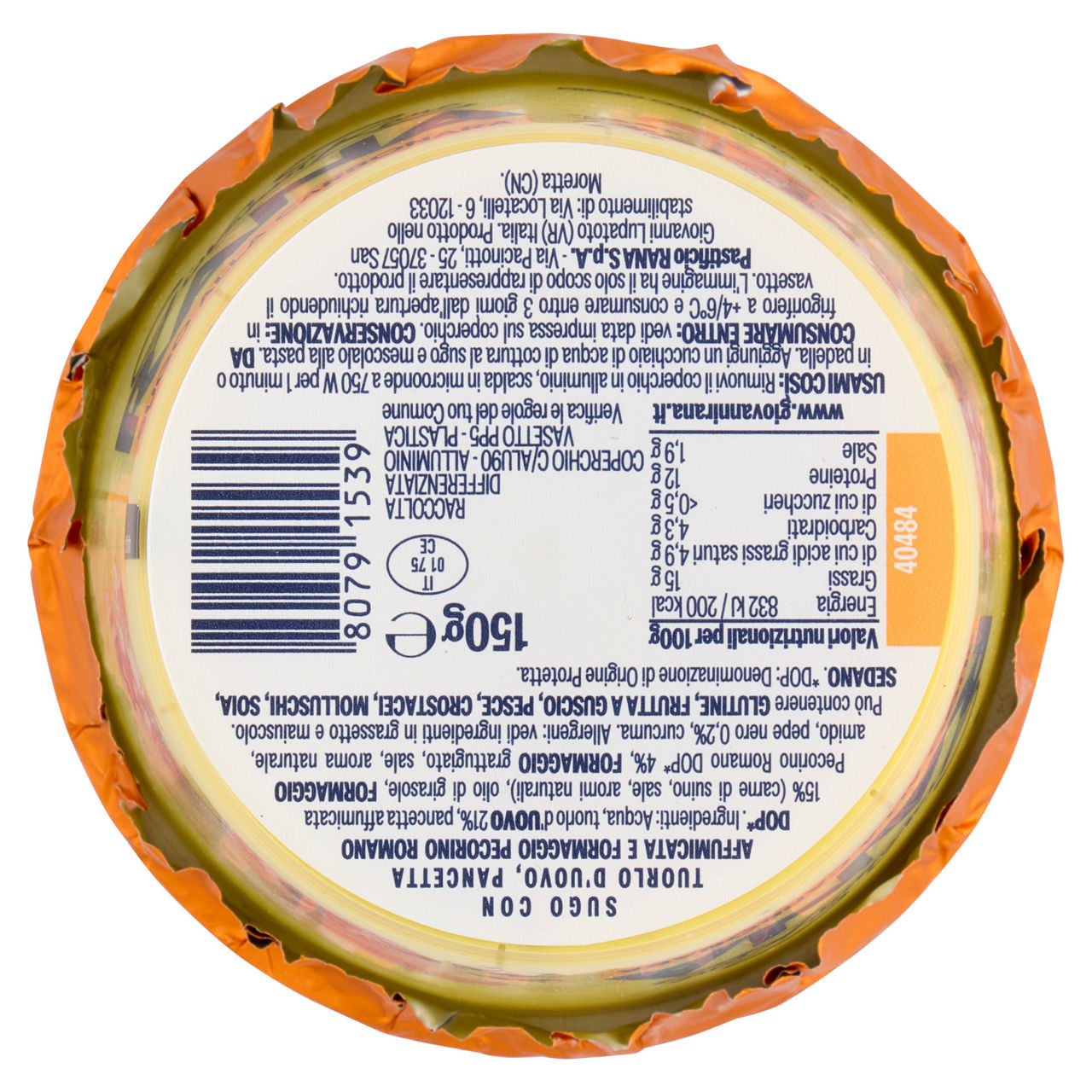 Sugo fresco alla Carbonara 150 gr - Immagine 51