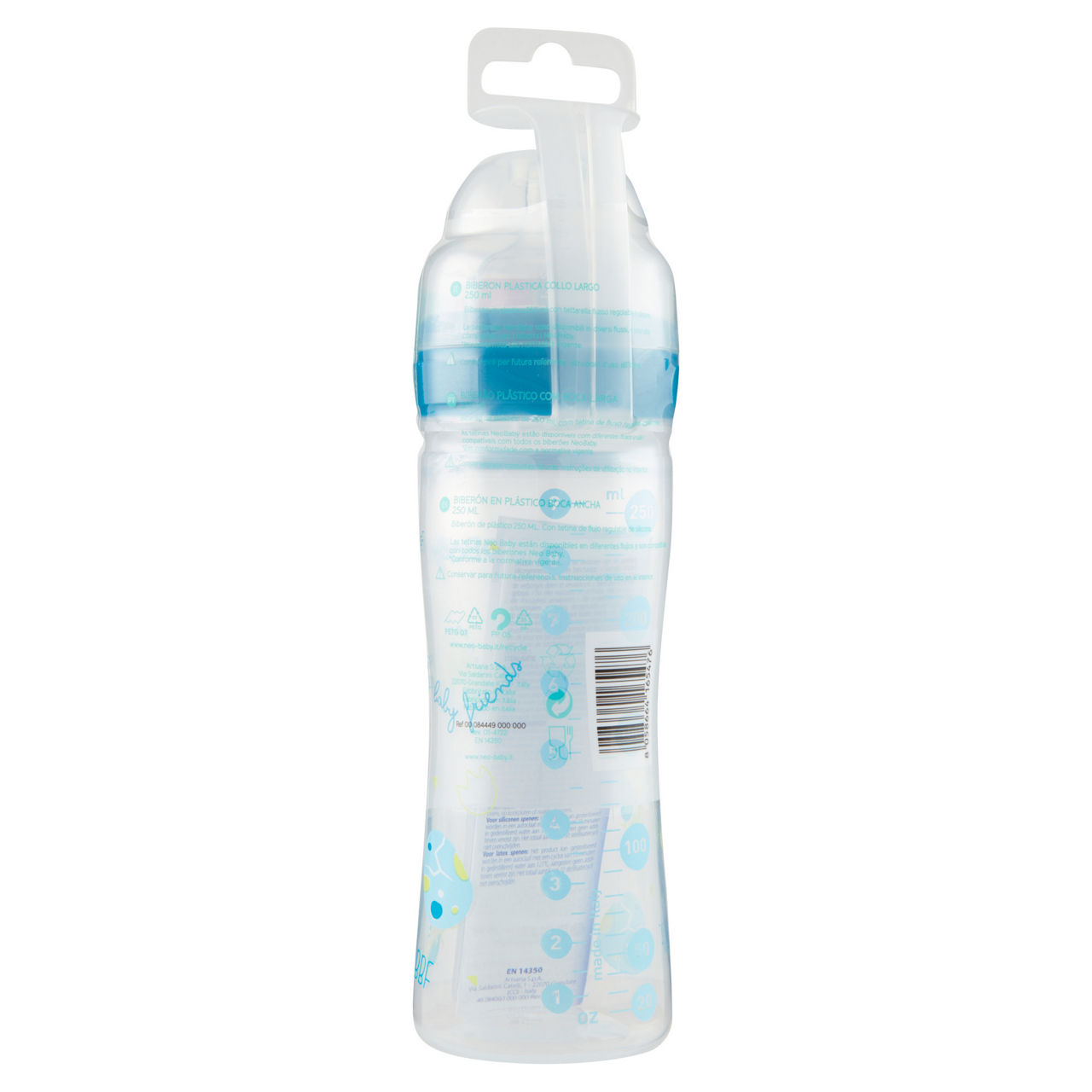 Biberon pp silicone 250ml dino blu - Immagine 21