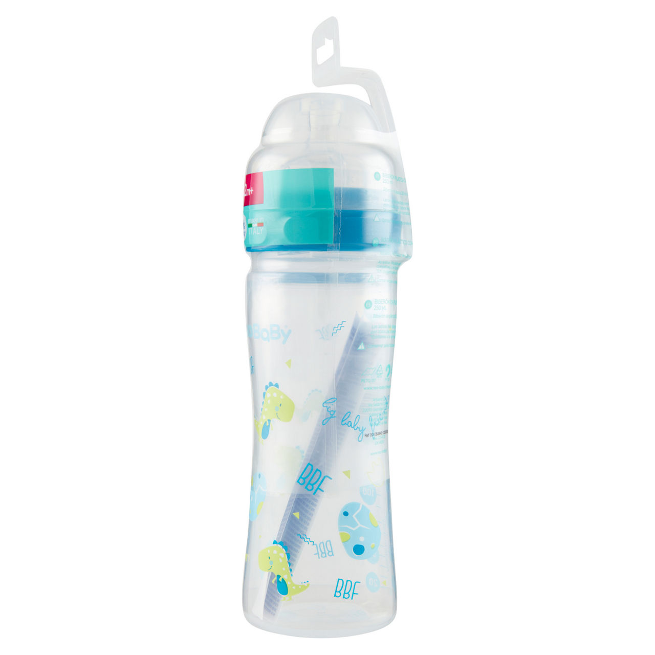 Biberon pp silicone 250ml dino blu - Immagine 11
