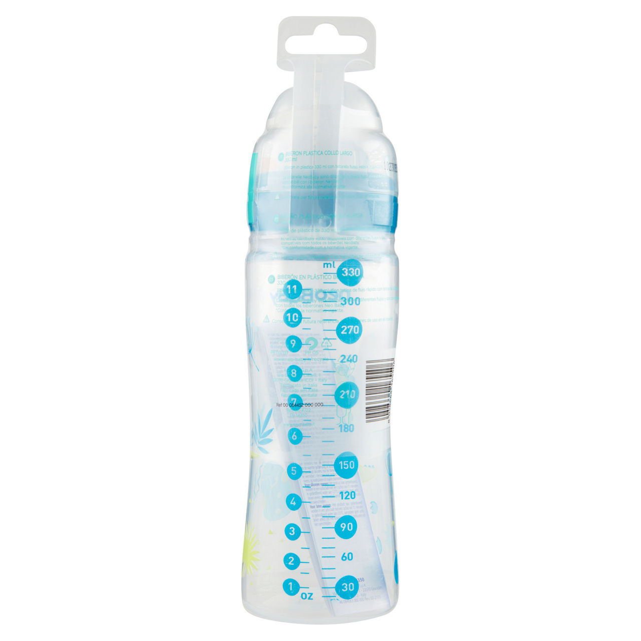 Biberon pp silicone 330ml dino blu - Immagine 41