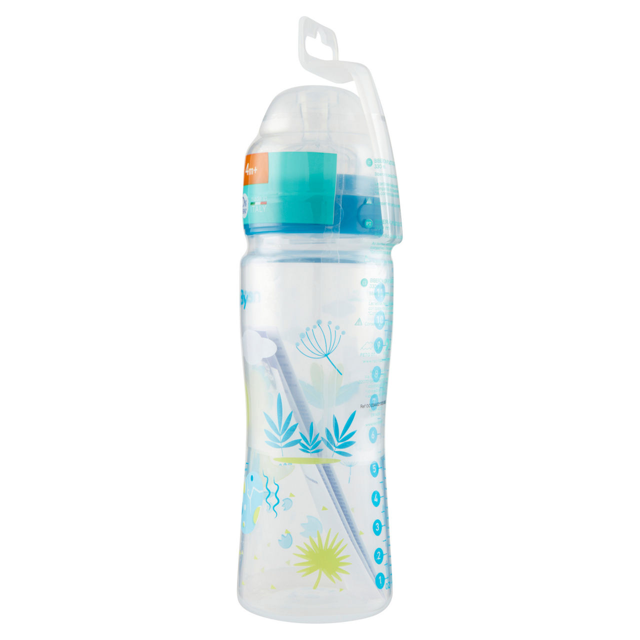 Biberon pp silicone 330ml dino blu - Immagine 51