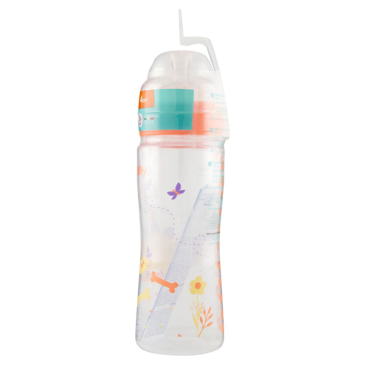 Biberon pp silicone 330ml dino arancio - Immagine 21