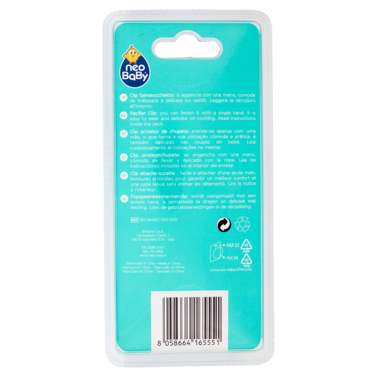 Clip catenella dino blu - Immagine 41