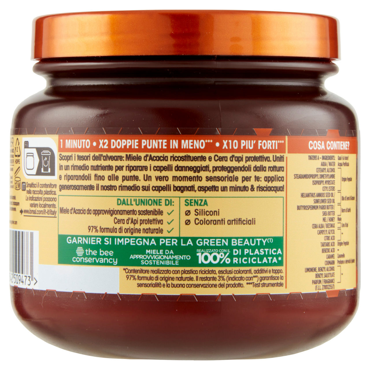 Maschera per capelli ricostituente Hair Remedy miele d'acacia e cera d'api 340 ml - Immagine 21