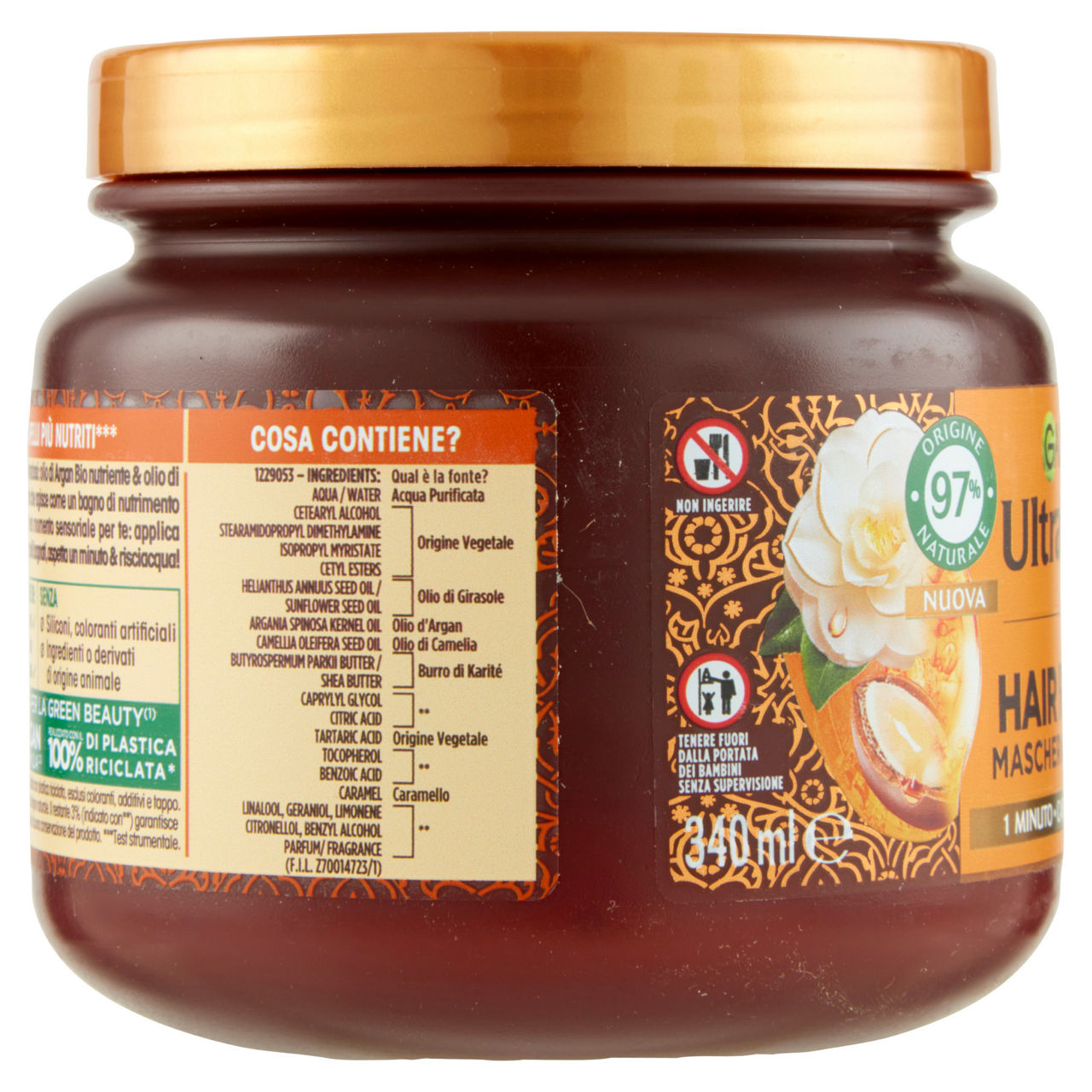 Maschera per capelli nutriente Hair Remedy argan e camelia 340 ml - Immagine 51