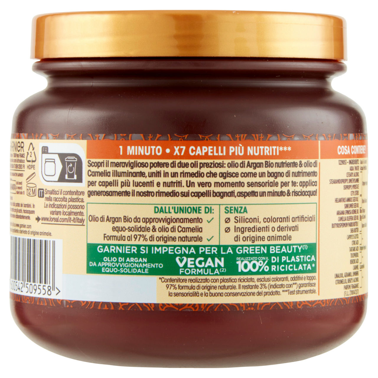 Maschera per capelli nutriente Hair Remedy argan e camelia 340 ml - Immagine 11