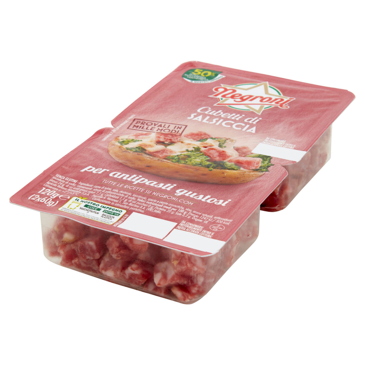 Cubetti di salsiccia 2 pz 120 gr - Immagine 11