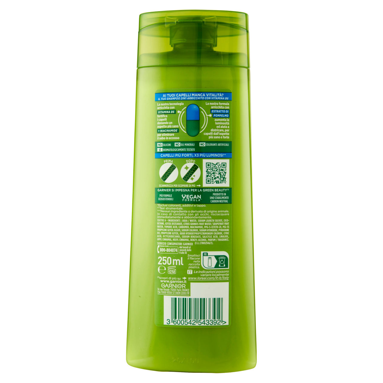 Shampoo 2 in 1 fortificante forti e belli 250 ml - Immagine 11