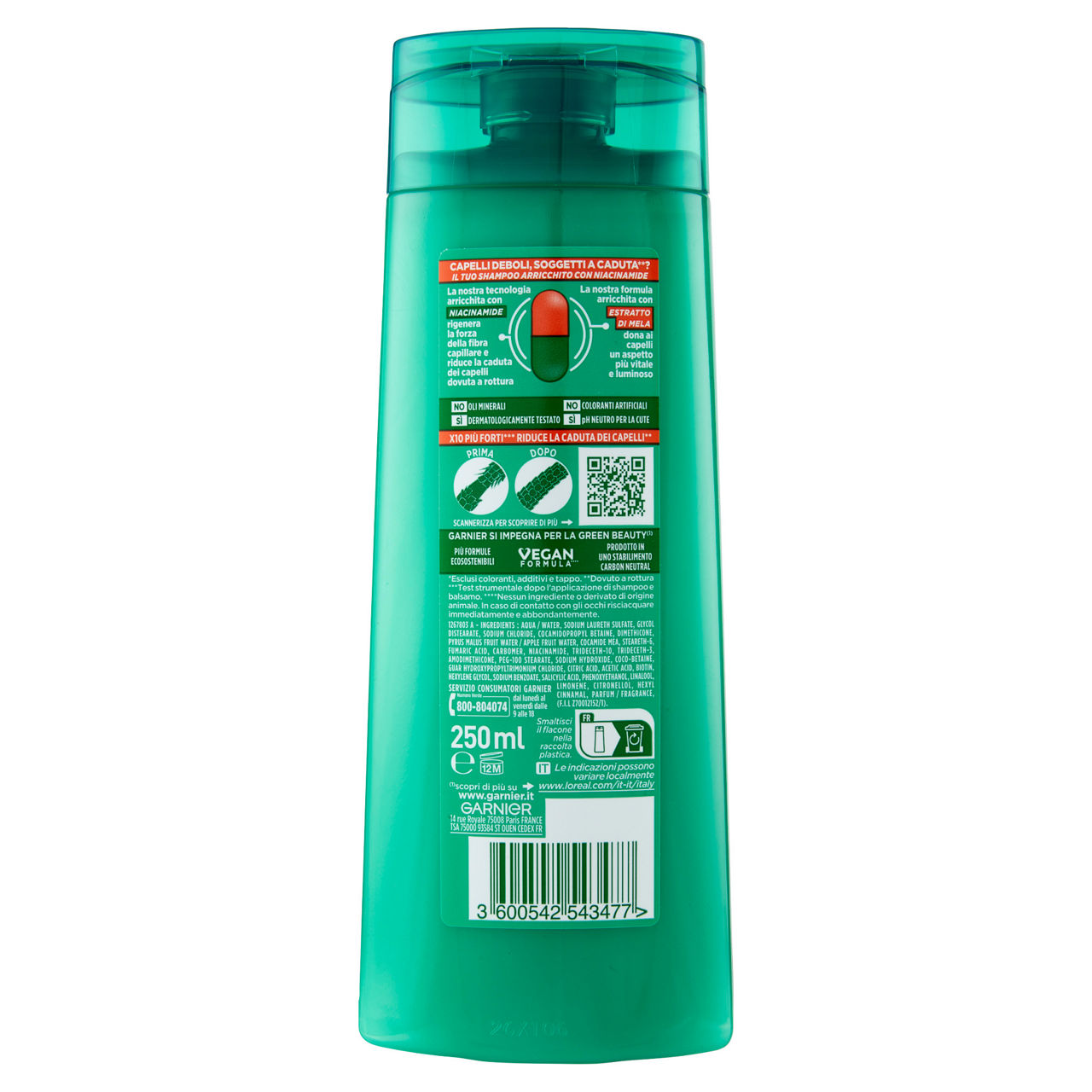 Shampoo fortificante rigenera forza 250 ml - Immagine 41