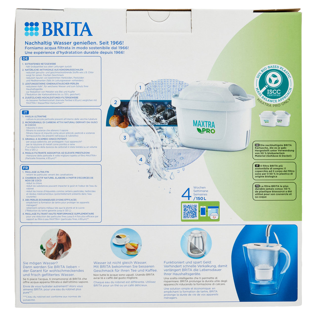 Caraffa filtrante marella white mxpro 2,4lt - Immagine 11