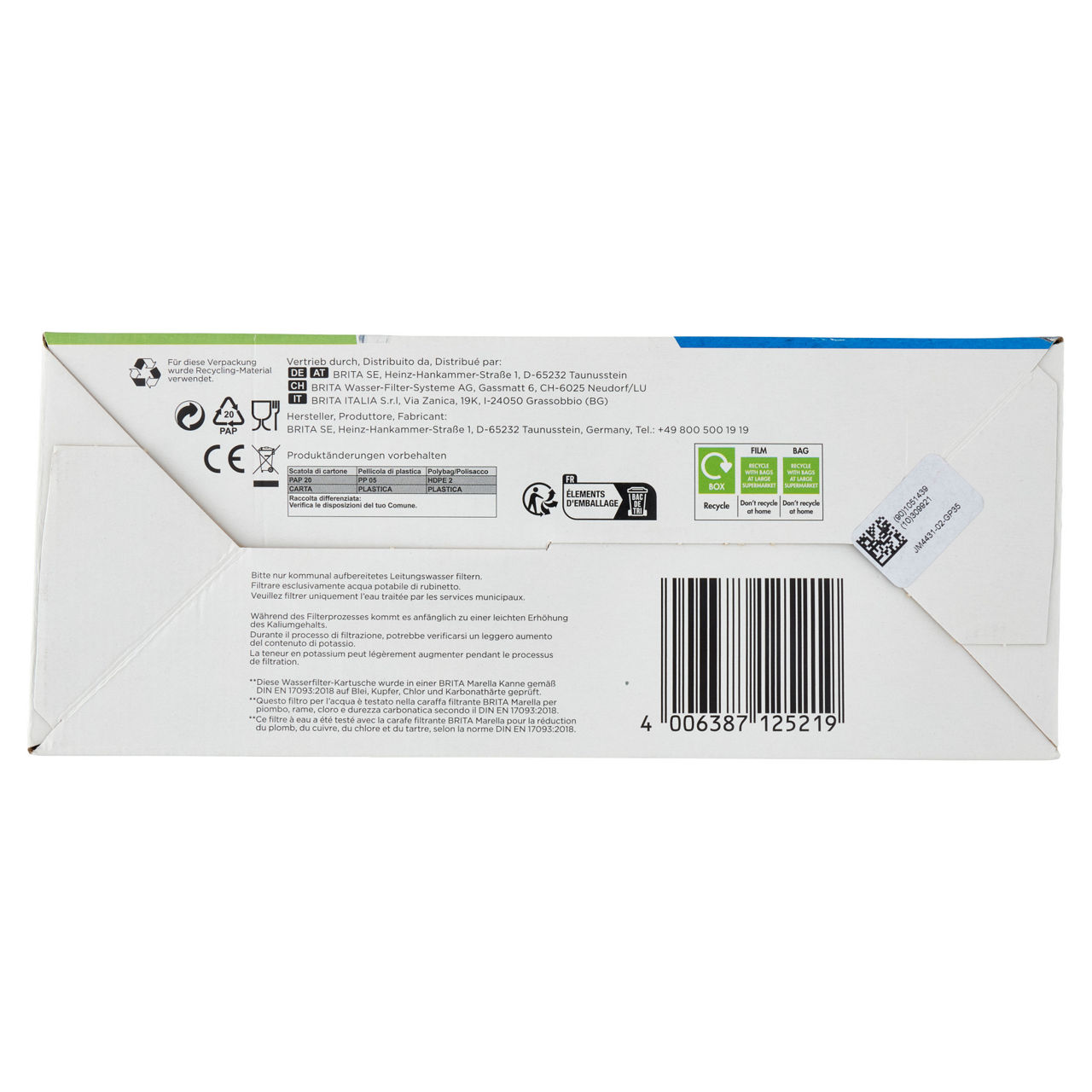 Caraffa filtrante marella white mxpro 2,4lt - Immagine 51