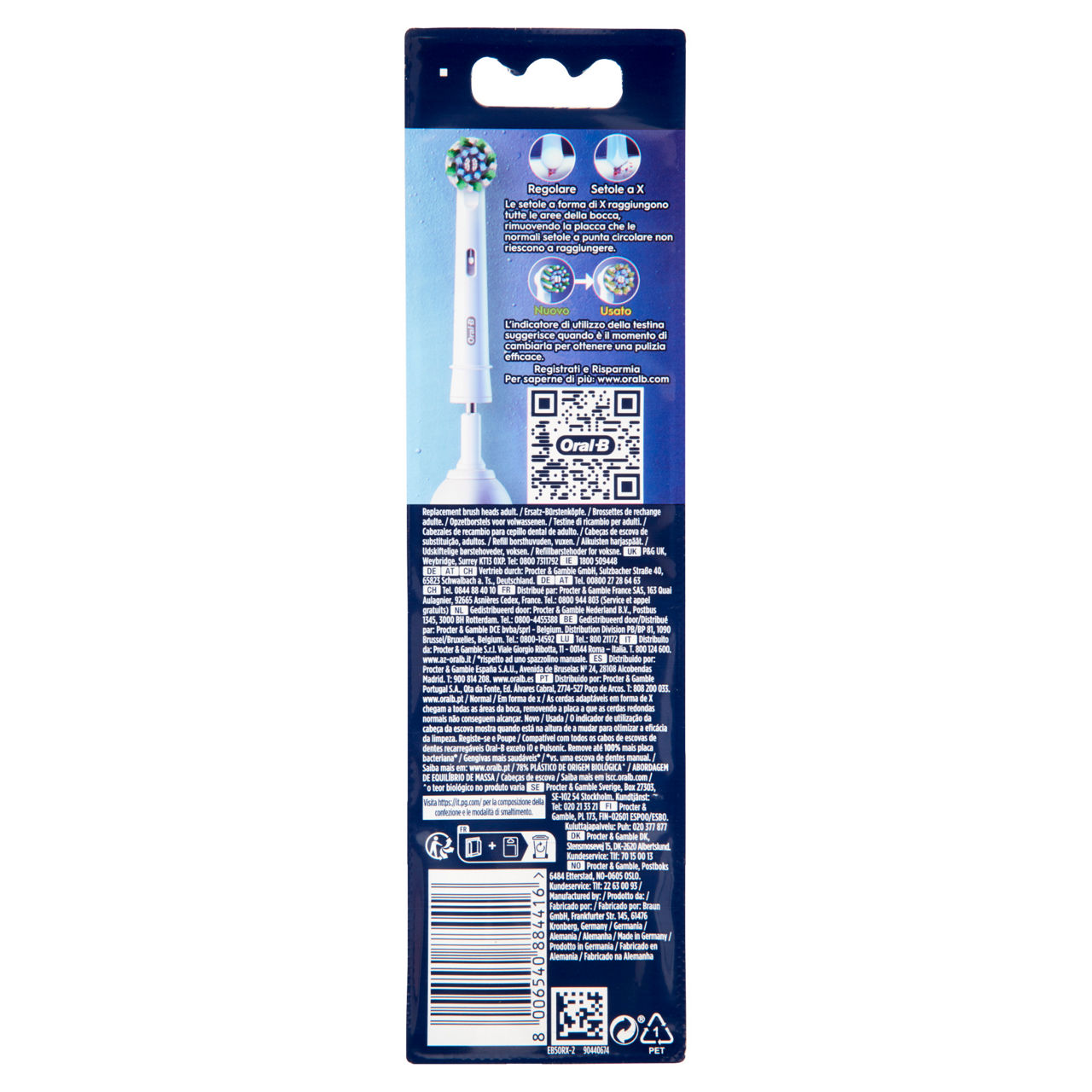 Testine di ricambio per spazzolino elettrico cross action 2 pz - Immagine 31