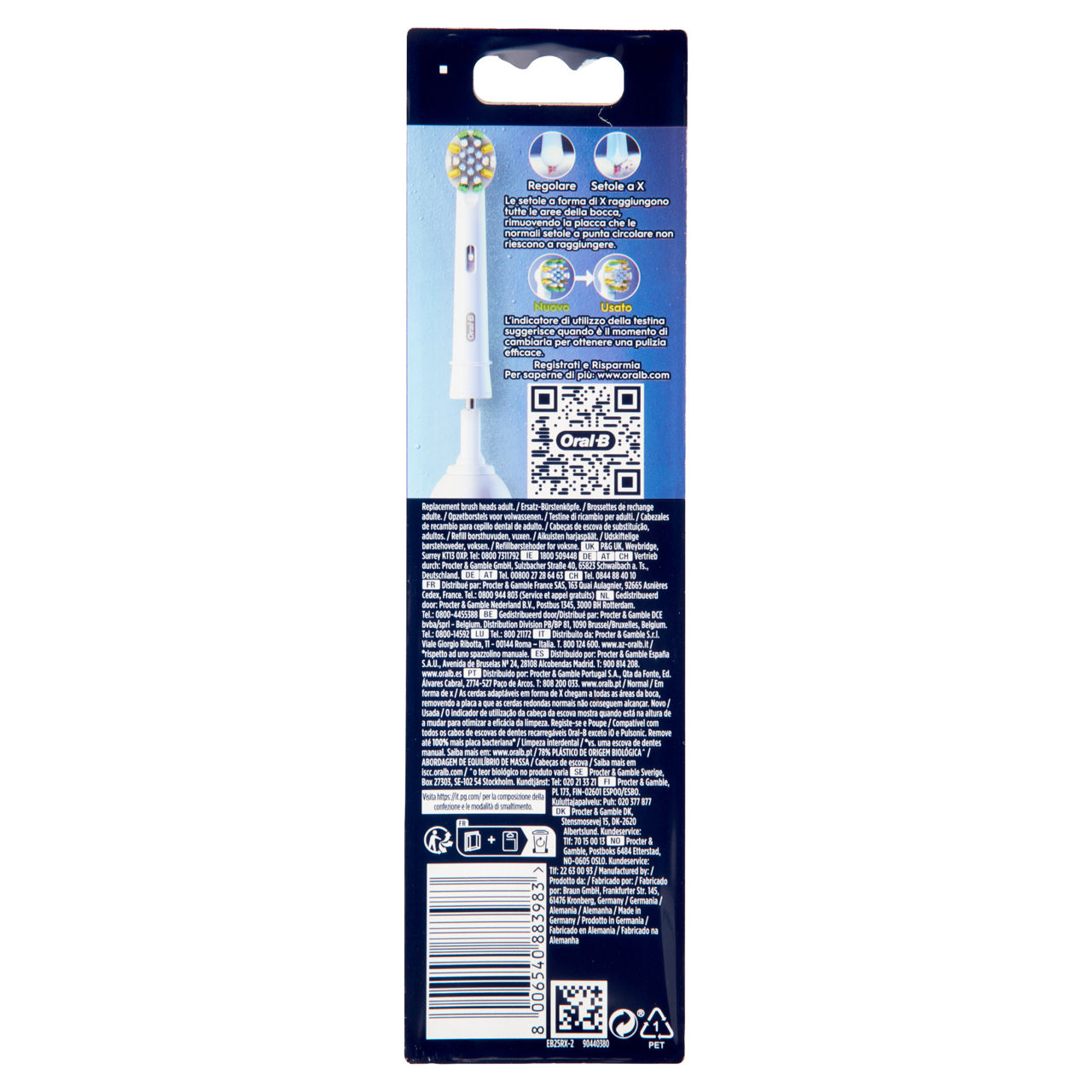 Testine di ricambio Pro Floss Action per spazzolino elettrico Oral-B 2 pz - Immagine 21
