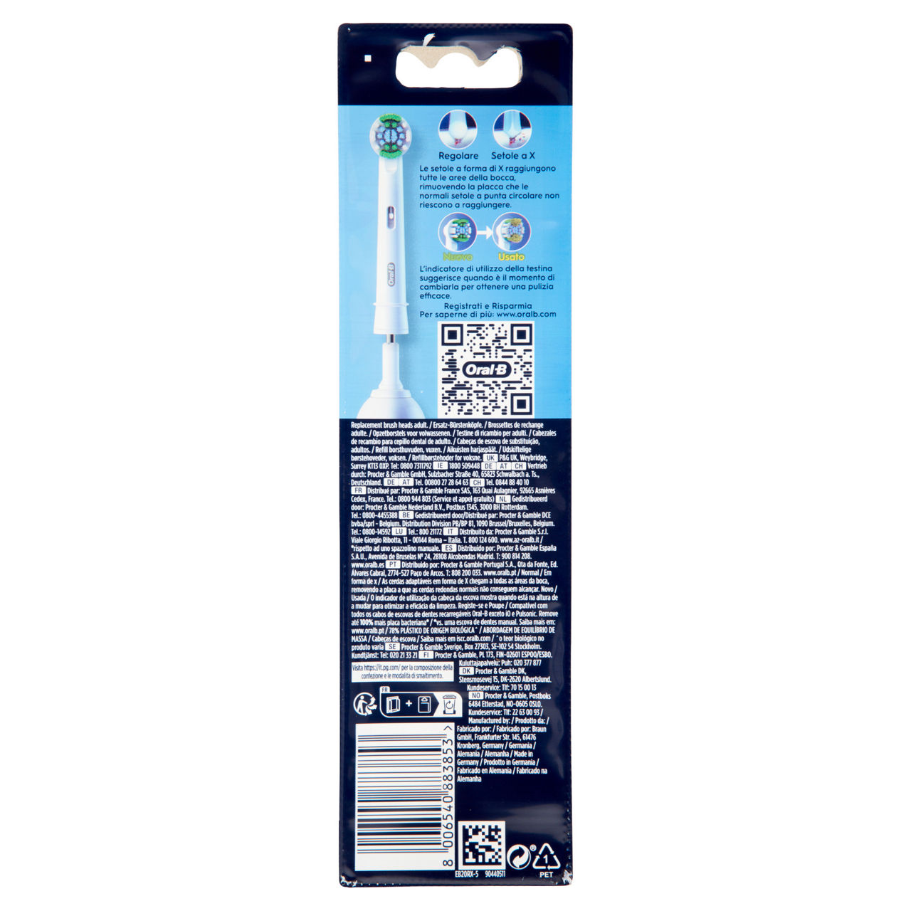Testine di ricambio per spazzolino elettrico precision clean 5 pz - Immagine 31