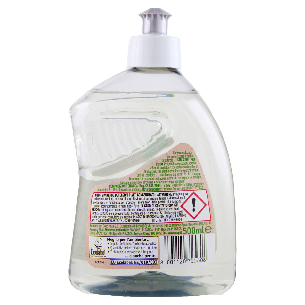 Detersivo concentrato piatti coop vivi verde  ml 500 - Immagine 61