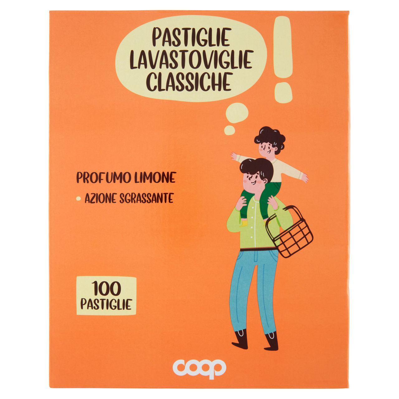 Detersivo lavastoviglie coop pastiglie classiche pz 100 kg 1,5 - Immagine 01