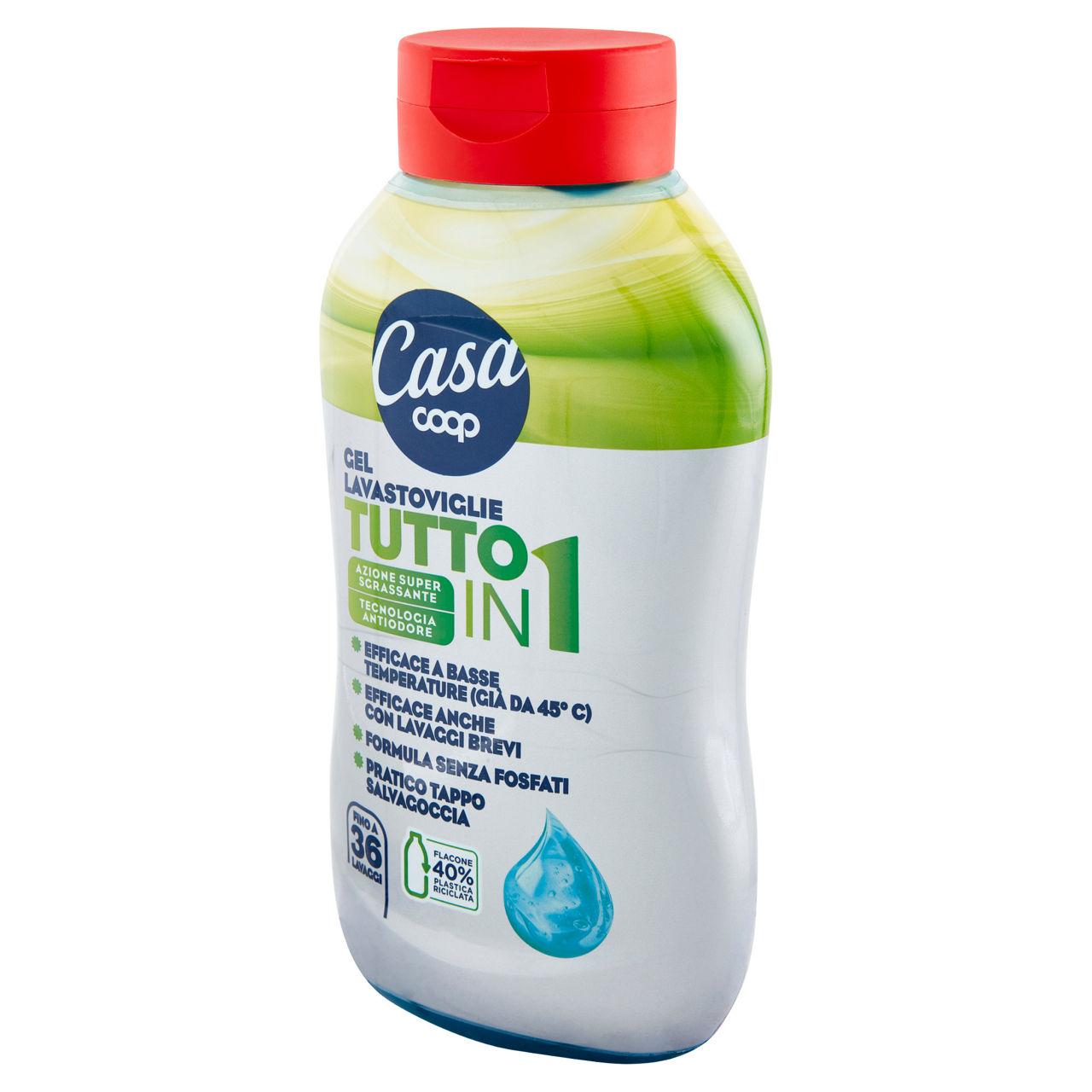 Gel lavastoviglie tutto in 1 coop casa sgrassante antiodore 36 lv l 0.648 - Immagine 21
