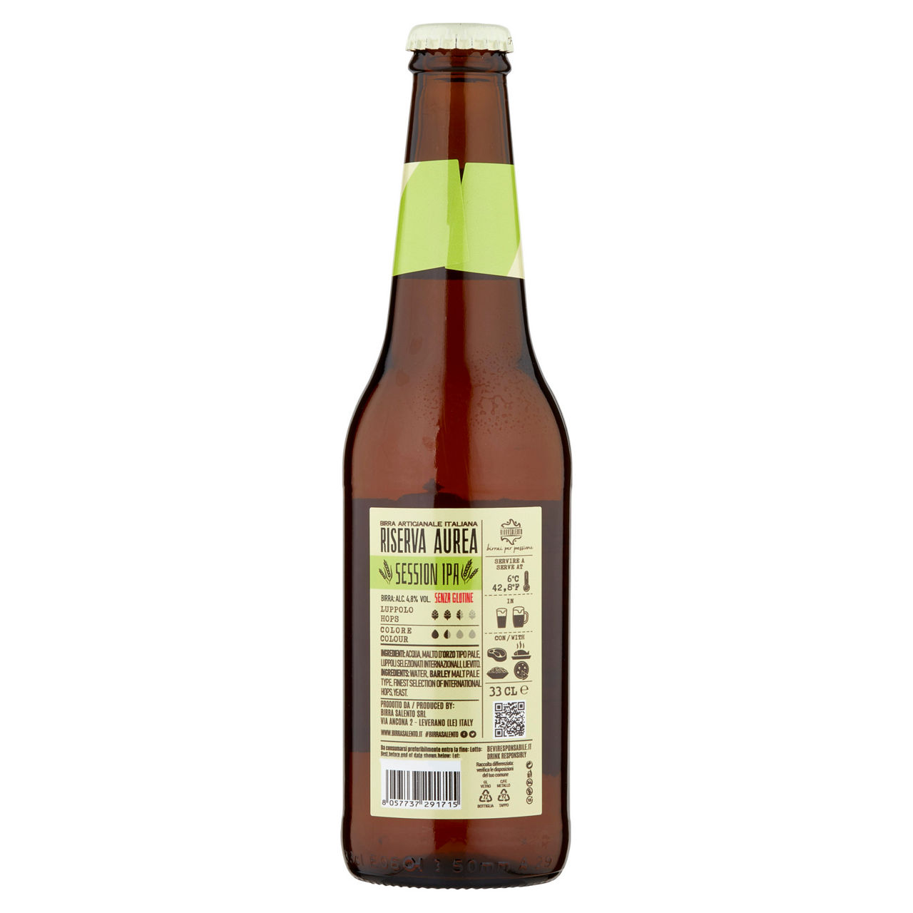 Birra riserva aurea session ipa gluten free cl.33 - Immagine 31