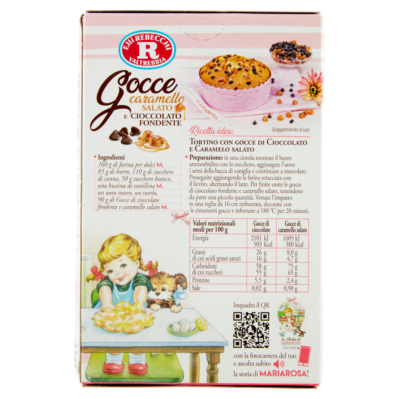 GOCCE CIOCCOLATO FONDENTE E CARAMELLO SALATO ASTUCCIO REBECCHI G90 - Immagine 21