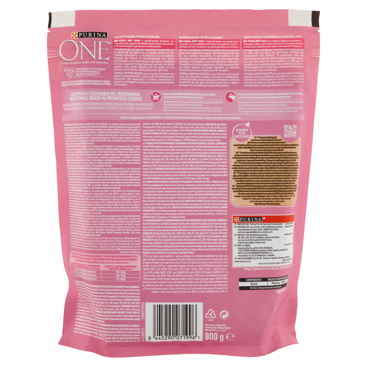 Secco gatto junior  one 800 gr - Immagine 31