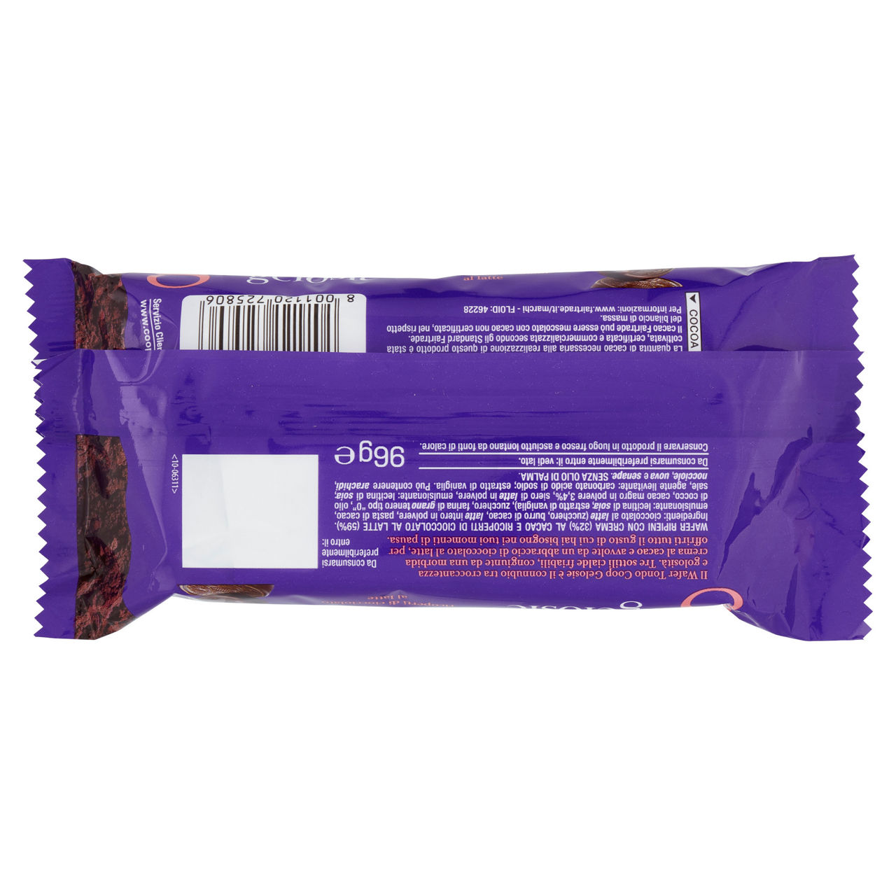 Wafer tondi al cacao ricoperti di cioccolato al latte 96 gr - Immagine 11