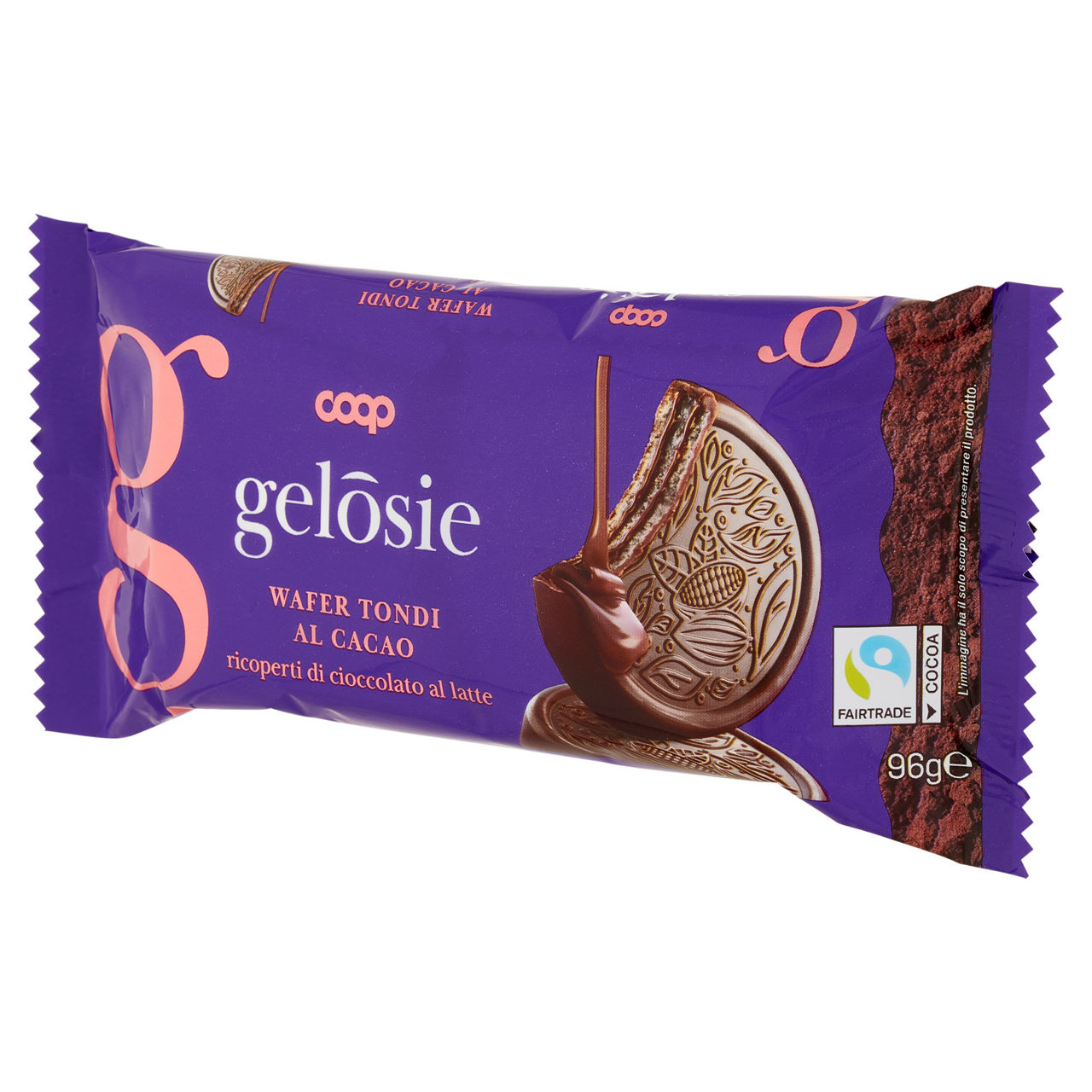 Wafer tondi al cacao ricoperti di cioccolato al latte 96 gr - Immagine 21