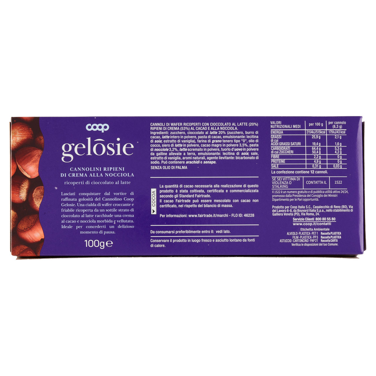 Cannolini ripieni di crema alla nocciola 100 gr - Immagine 21