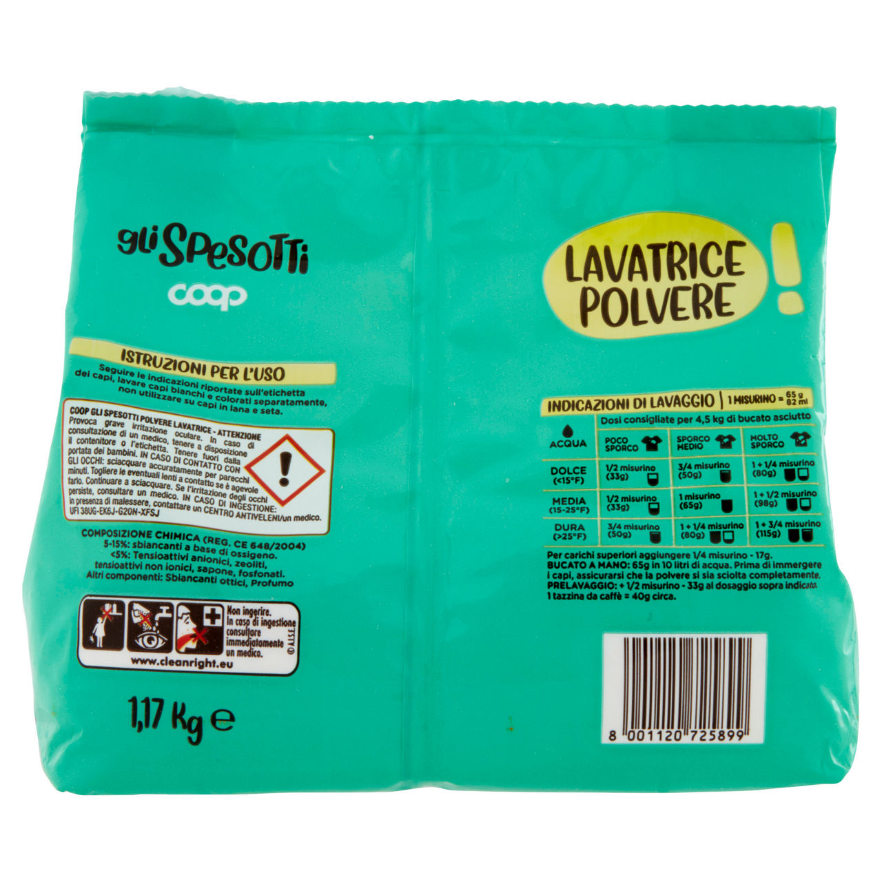 Detersivo lavatrice in polvere gli spesotti coop profumo lavanda 18lav kg 1,17 - Immagine 11