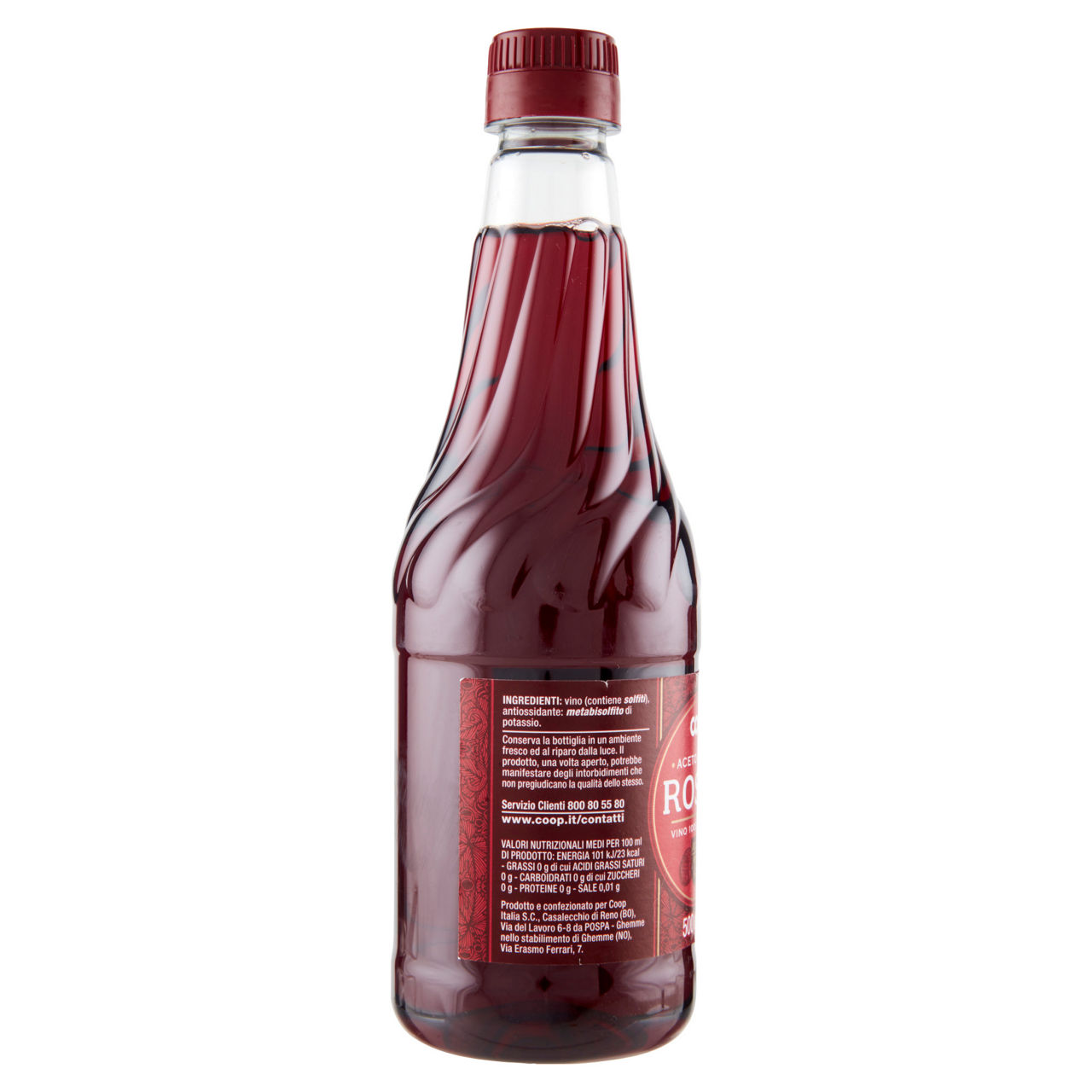 Aceto di vino rosso 7,1 gradi pet coop ml500 - Immagine 31