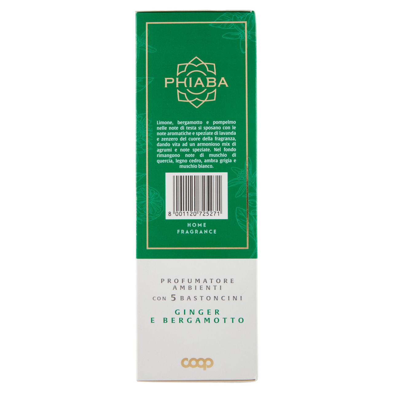 Deodorante diffusore coop phiaba  con bastoncini ginger e bergamotto ml 200 - Immagine 31