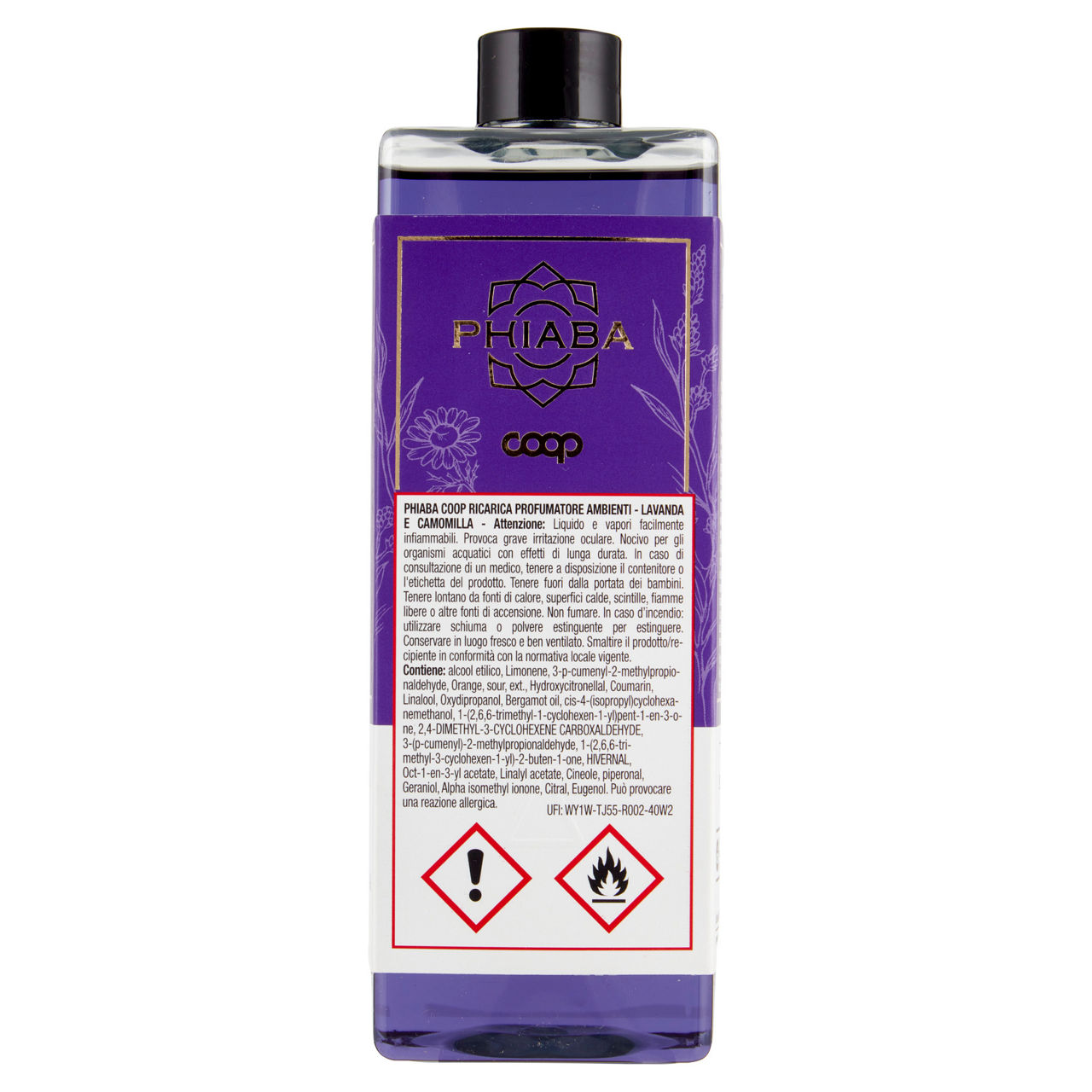 RICARICA PER DIFFUSORE COOP PHIABA CON BASTONCINI LAVANDA E CAMOMILLA ML 500 - Immagine 21